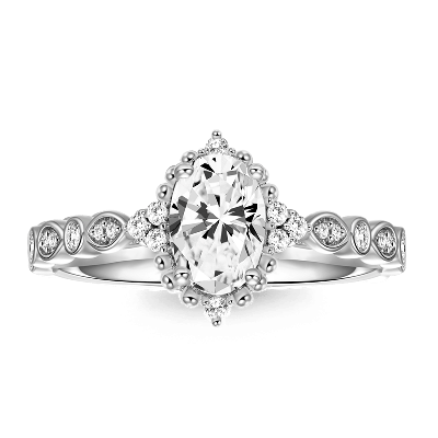 Anillo Oval Vintage