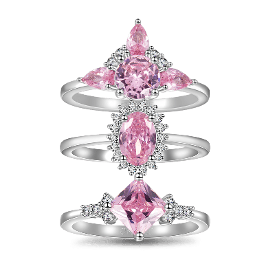 Anillo Apilable Rosa