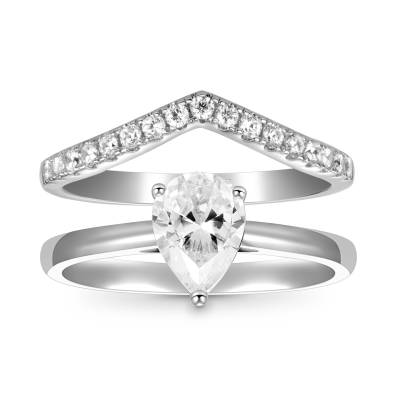 Anillo pera Wishbone