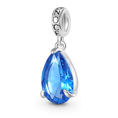 Colgante Piedra de Nacimiento en Forma de Pera