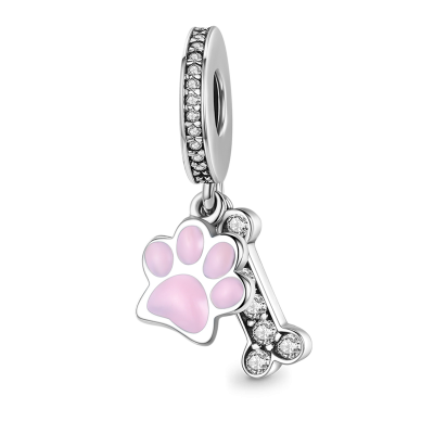 Charm Colgante Pata y Hueso