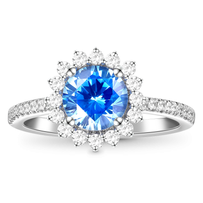 Anillo De Compromiso Talla Redonda