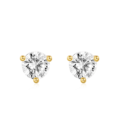 Pendientes De Una Piedra Cz