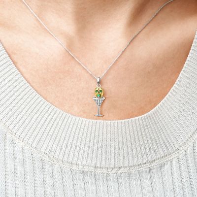 Collar Calavera Martini