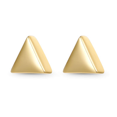 Pendientes Triangulares de Oro
