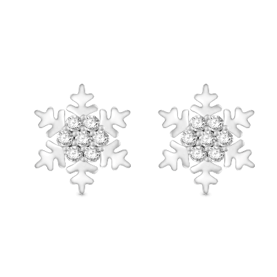Pendientes Copo De Nieve