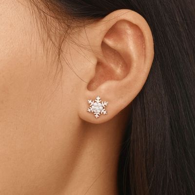 Pendientes Copo De Nieve