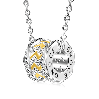 Collar Colgante Olas Infinitas