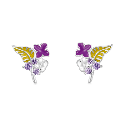 Pendientes Lila