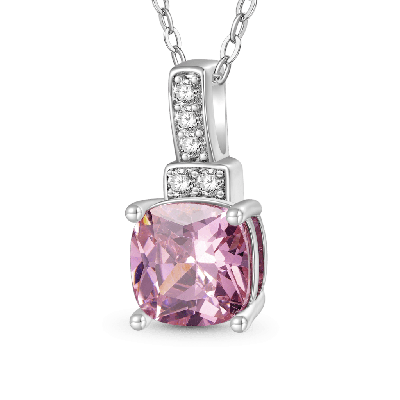 Collar de Piedras de Nacimiento Cuadradas