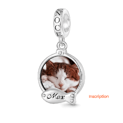 Colgante Grabable Pez Gato Amante