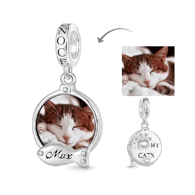 Colgante Grabable Pez Gato Amante