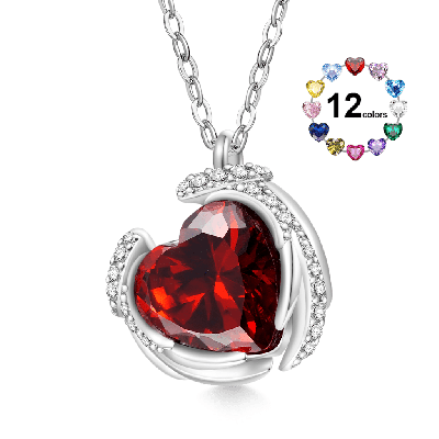 Collar Alas Corazón Amor