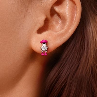 Aretes de Fantasma de Vaquero de Halloween