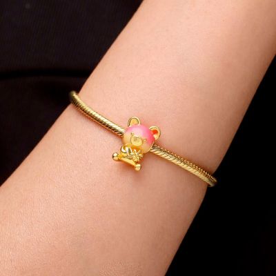 Colgante Oso Rosa Degradado