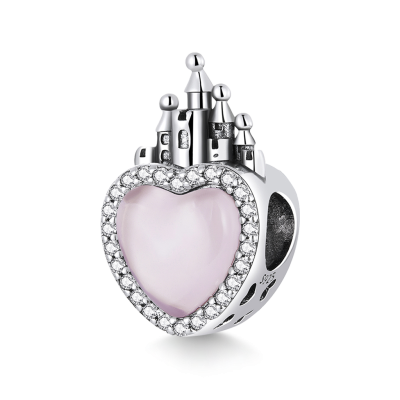 Charm Castillo del Amor Rosa