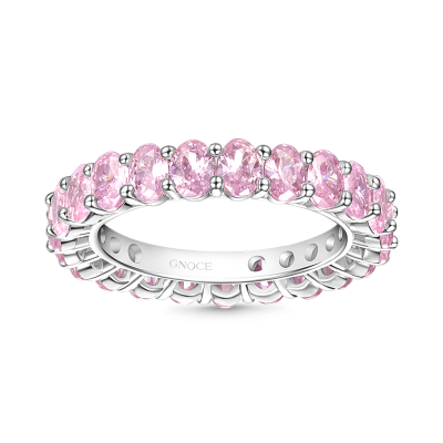 Anillo de Morganita Corte Ovalado