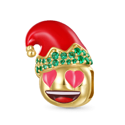 Charm de Cara Sonriente de Calabaza