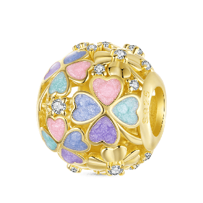 Charm Trébol de Cuatro Hojas