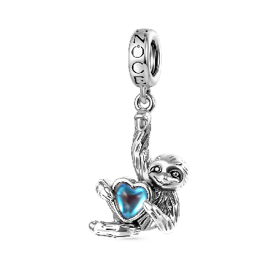 Colgante Piedra Lunar con Perezoso
