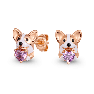 Pendientes Tachuela Corgi