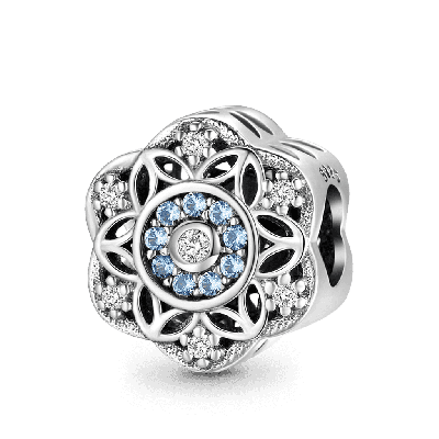 Charm Colgante Copos de Nieve