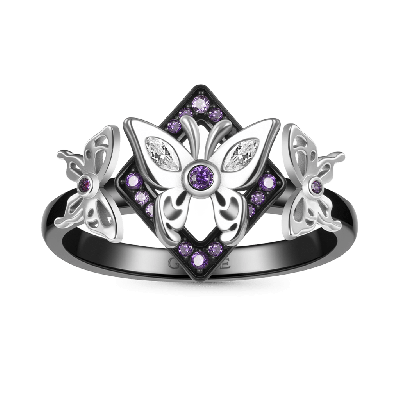 Anillo Rombus Mariposa