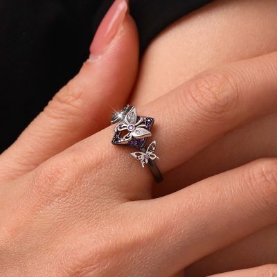 Anillo Rombus Mariposa