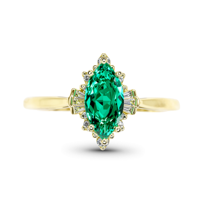 Anillo Compromiso Corte Marquesa