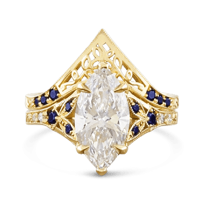 Set Anillo Corte Marquesa