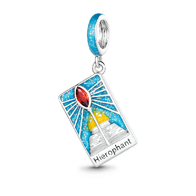 Colgante Tarot El Sumo Sacerdote