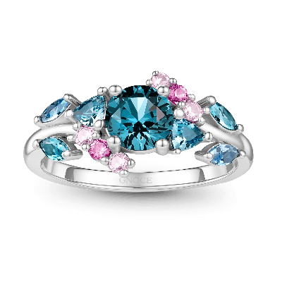 Anillo Compromiso Corte Redondo
