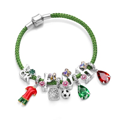 Pulsera de camiseta de fútbol POR
