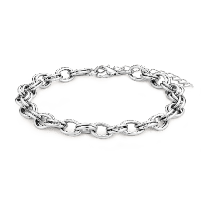 Pulsera de cadena Rolo pulida
