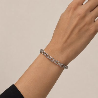 Pulsera de cadena Rolo pulida