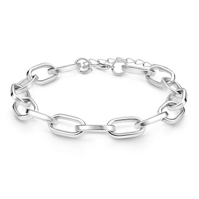 Pulsera alargada de eslabones ovalos