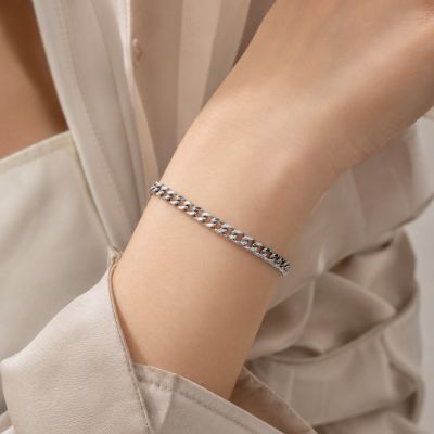 Pulsera de cadena de cuerda trenzada