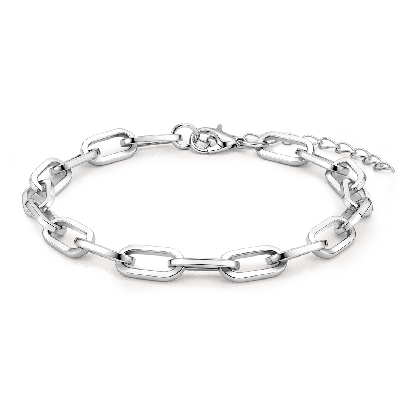 Pulsera alargada de eslabones ovalos