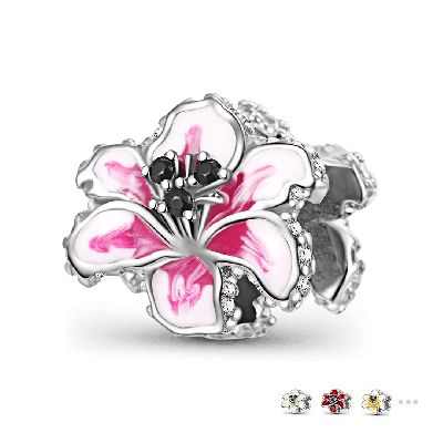Colgante Lirio Rosa
