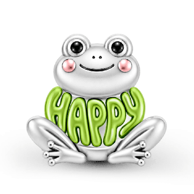 Elige la cuenta de amuleto Joy Frog