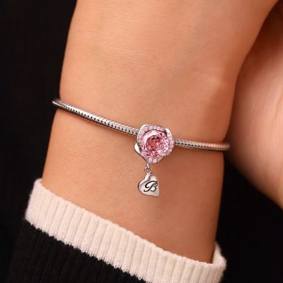Charm de Clip Pétalo de Flor de Rosa