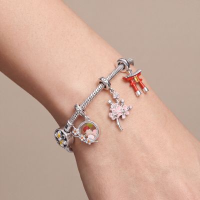 Pulsera de dijes japonesa multi-charm