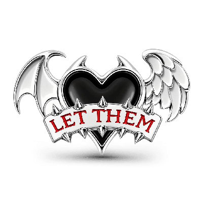 Cuenta Ala de Demonio Ángel Corazón Punk